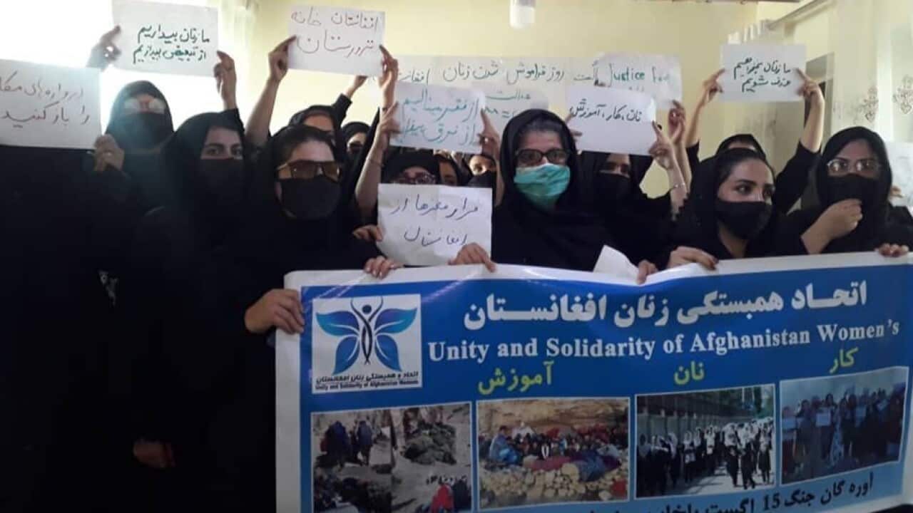 Women demonstrating during 1st anniversary of the Taliban rule.jpeg