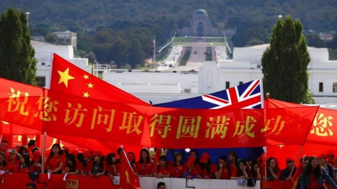 CSSA members outside old Parliament house in Canberra in 2017.