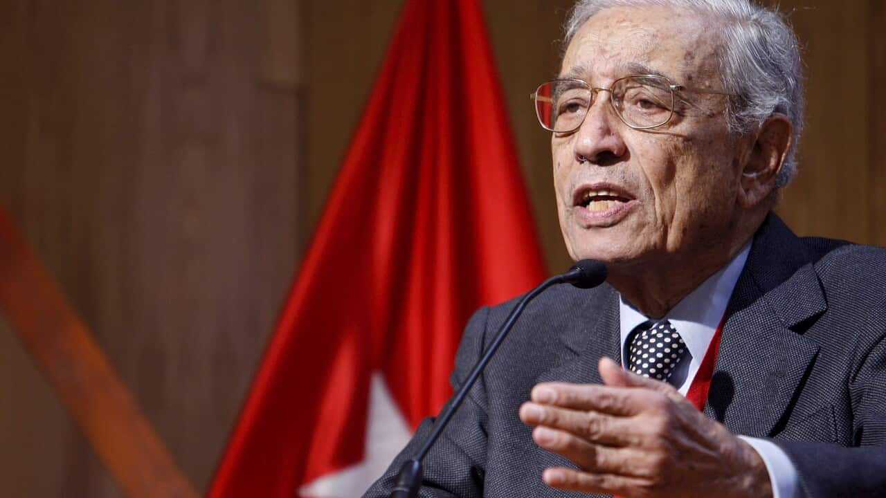 Former United Nations Secretary General Boutros Boutros-Ghali