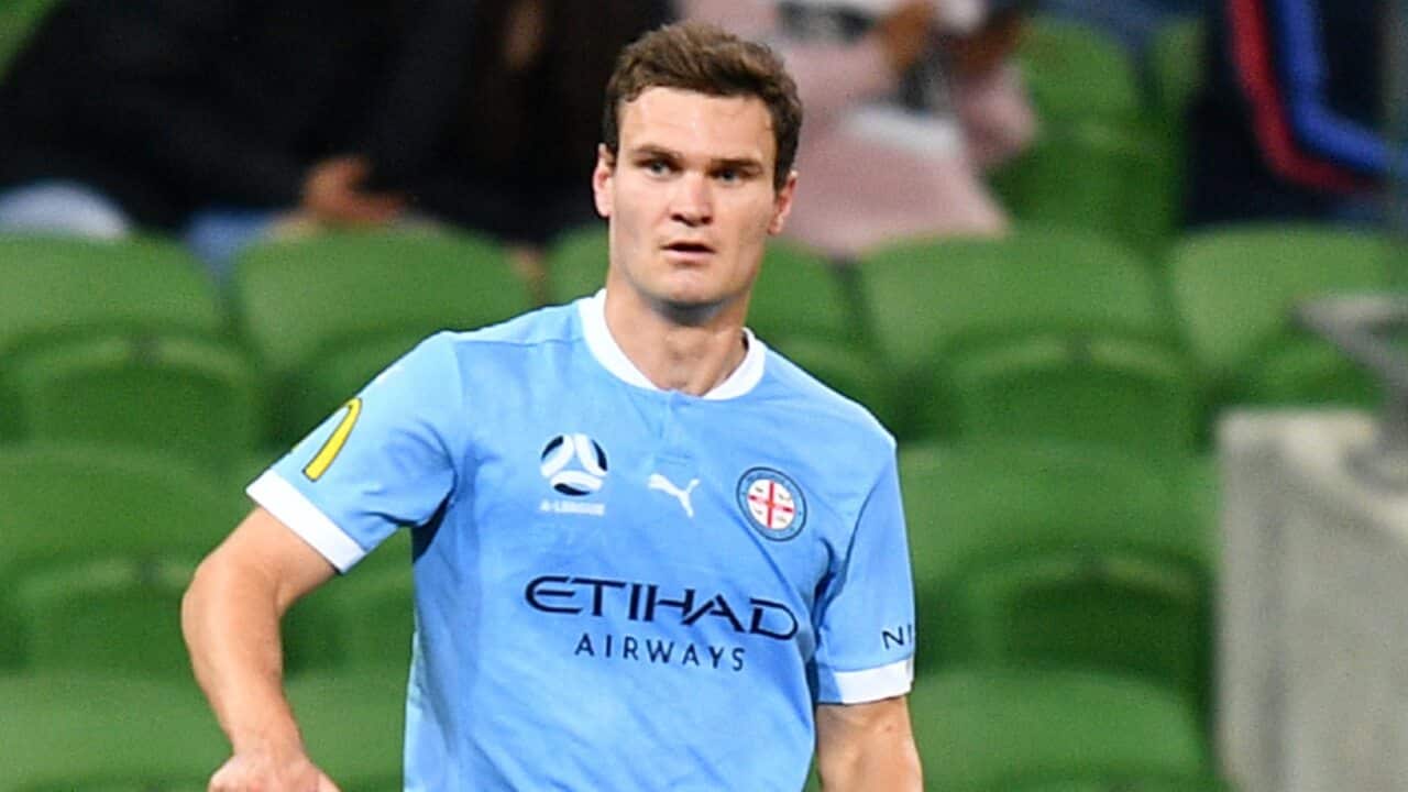 Curtis Good in action for Melbourne City