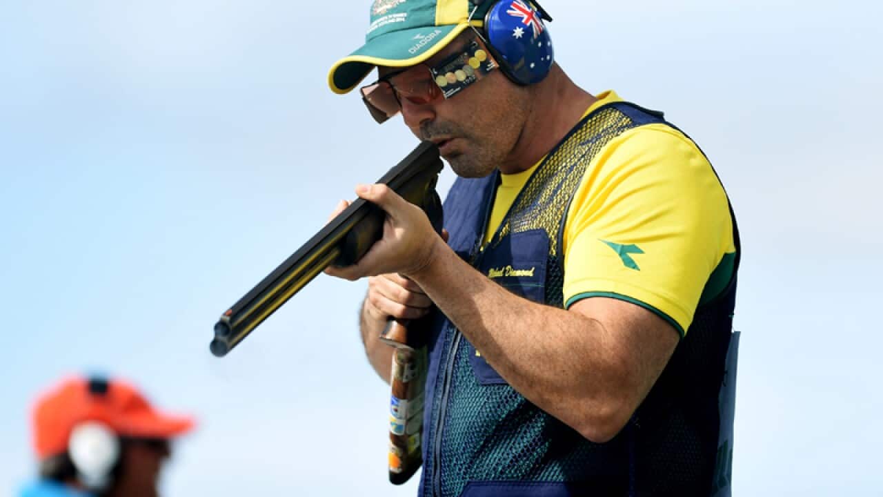Australian shooter Michael Diamond