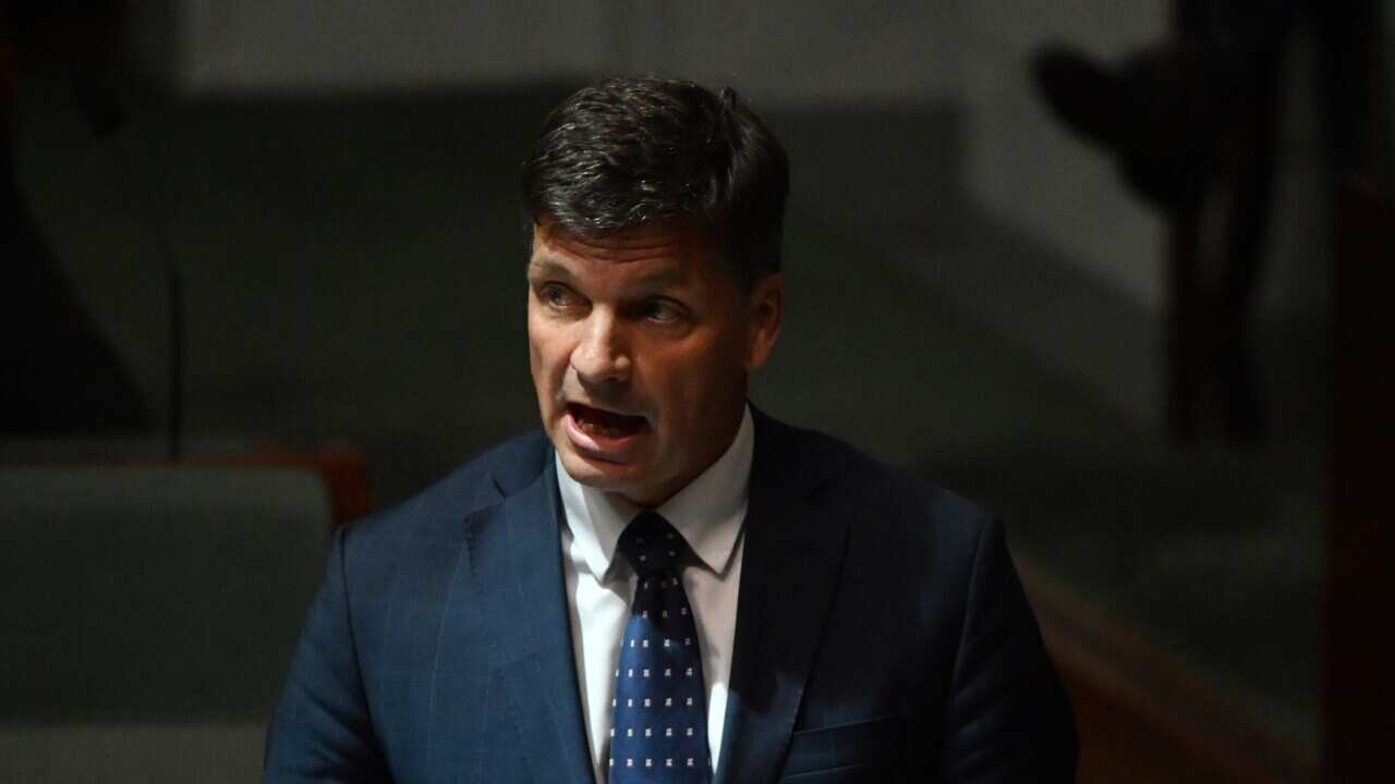 Minister for Energy Angus Taylor during Question Time in the House of Representatives at Parliament House in Canberra, Thursday, December 3, 2020. (AAP Image/Mick Tsikas) NO ARCHIVING
