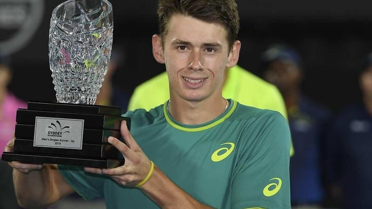 Alex de Minaur suffered a heartbreaking three-set loss in the Sydney International final