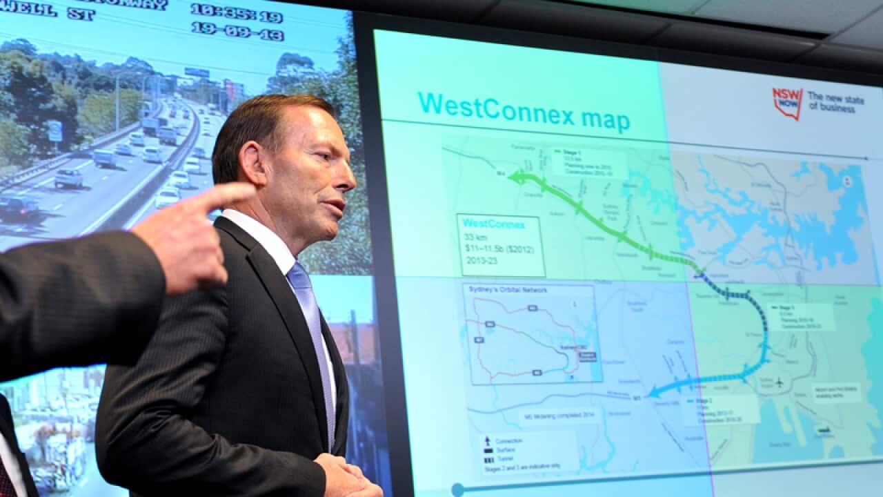 Prime Minister Tony Abbott tours the Transport Management Centre