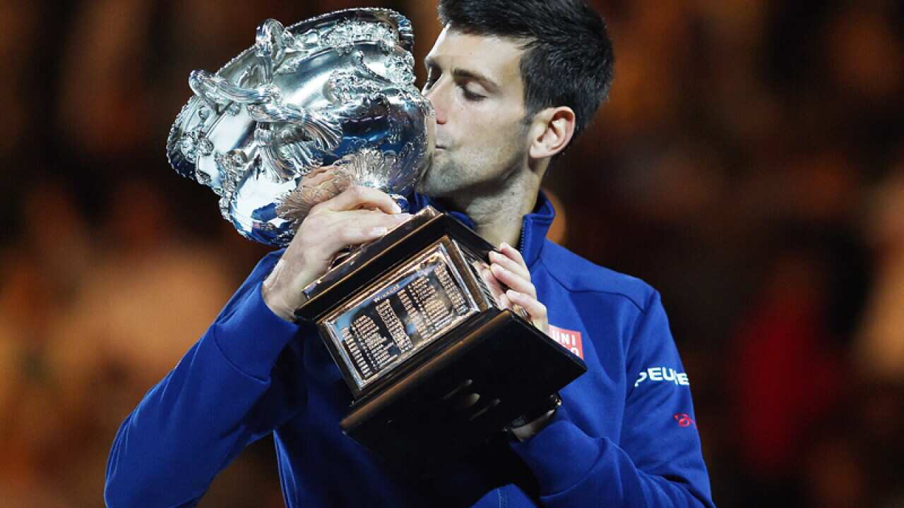 2016 Australian Open champion Novak Djokovic