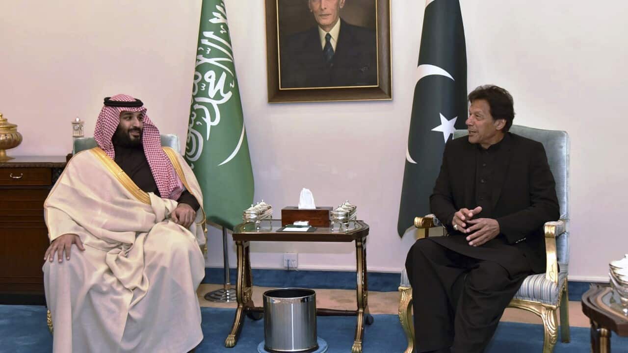 Bin Salman and Khan