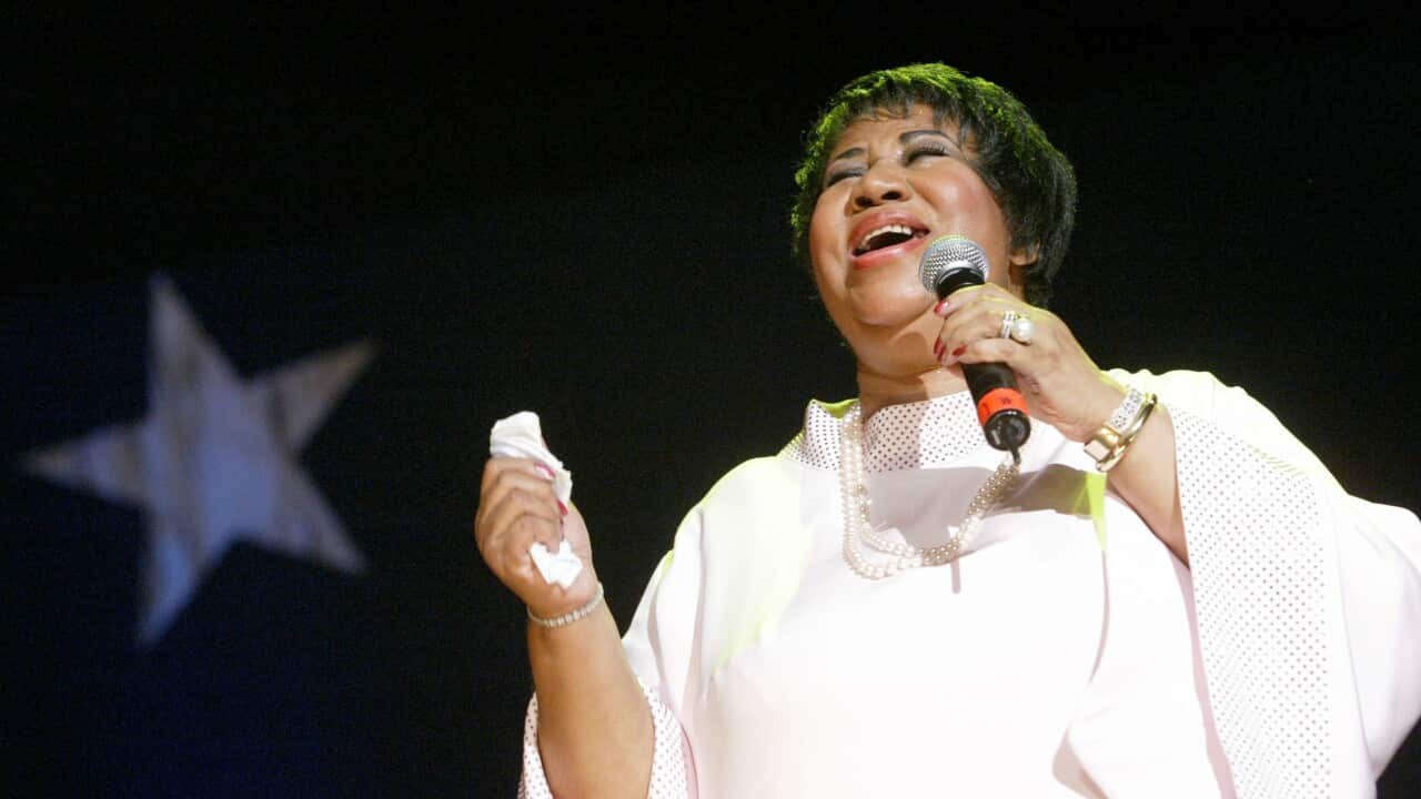 Aretha Franklin performs at the McDonald's Gospelfest 2005 in New York.