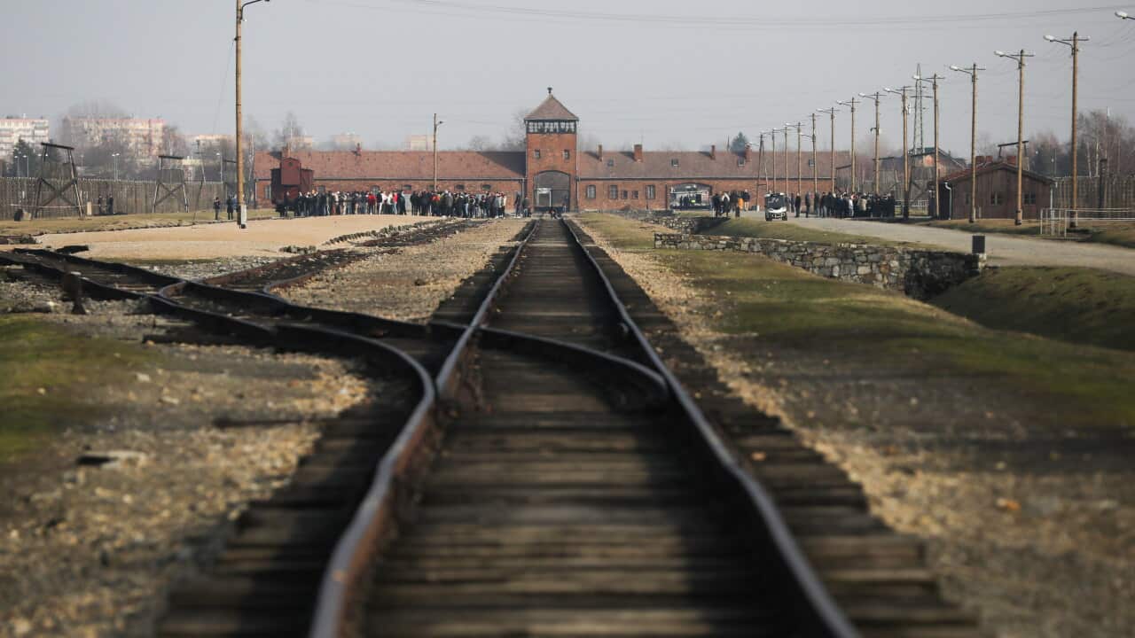 The Auschwitz-Birkenau former Nazi concentration camp on February 15, 2019 in Oswiecim, Poland. (Photo by Beata Zawrzel/Sipa USA).