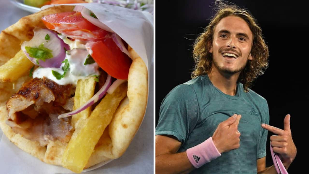 Stefanos Tsitsipas revealed the 'Tsitsipas Souvlaki' ingredients