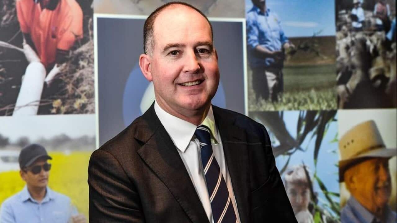 Ruralco CEO and MD Travis Dillon poses for a photograph