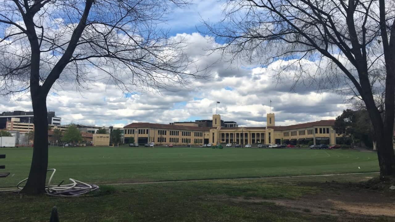 A photo of Wesley College taken on October 2016.