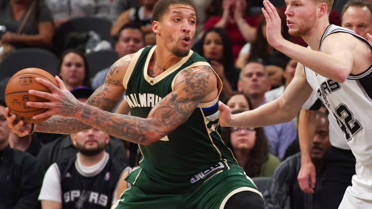 Milwaukee Bucks forward Michael Beasley