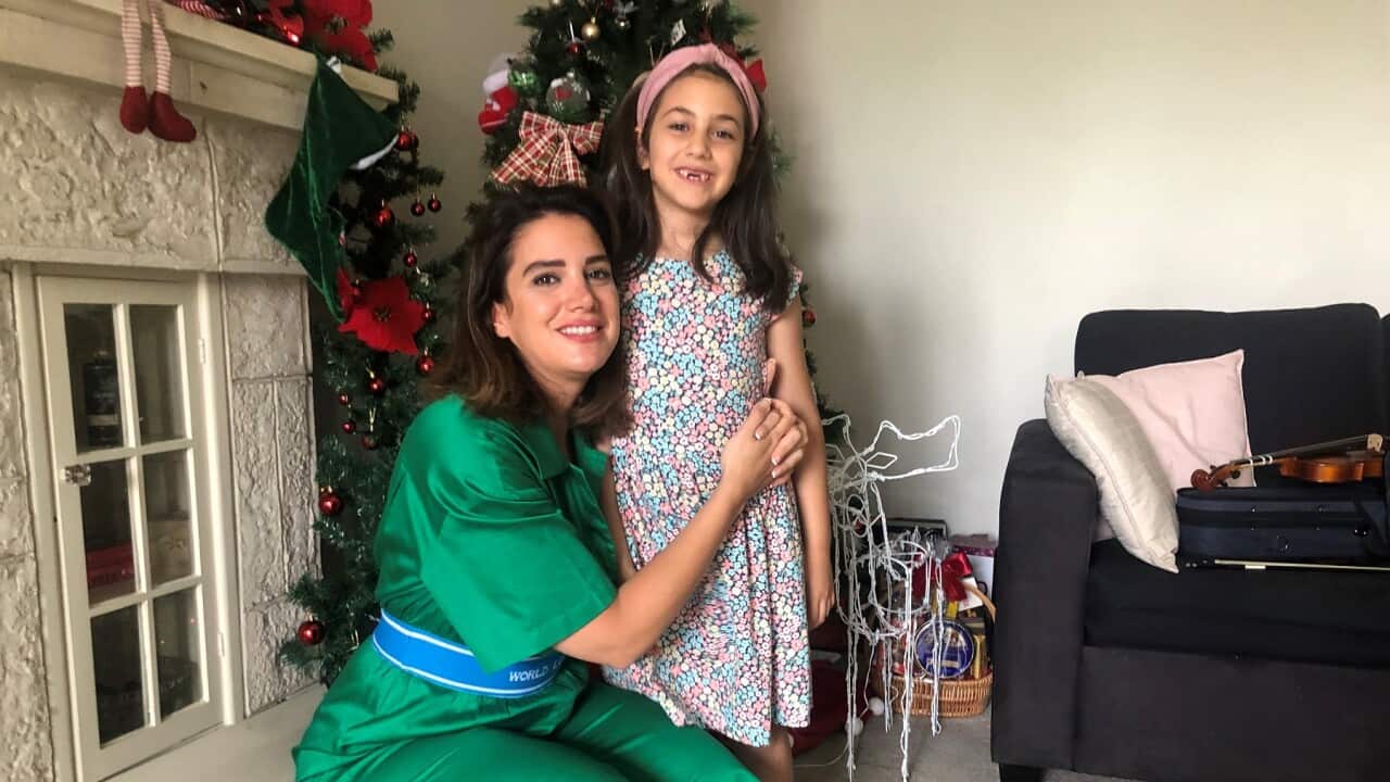 Chantel and Ayla at home