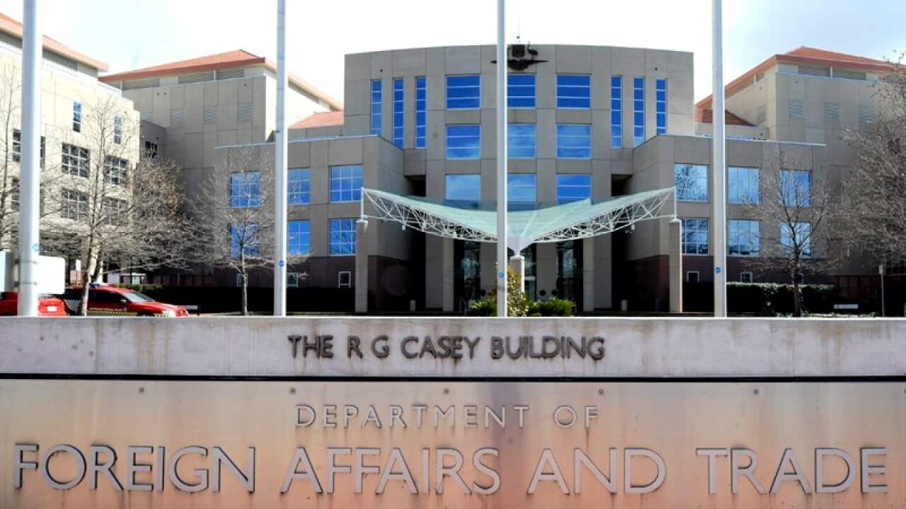 Department of Foreign Affairs and Trade in Canberra (AAP)