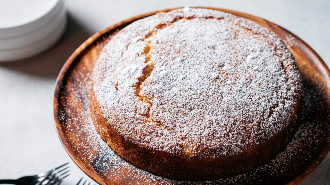 Ricotta and orange olive oil cake