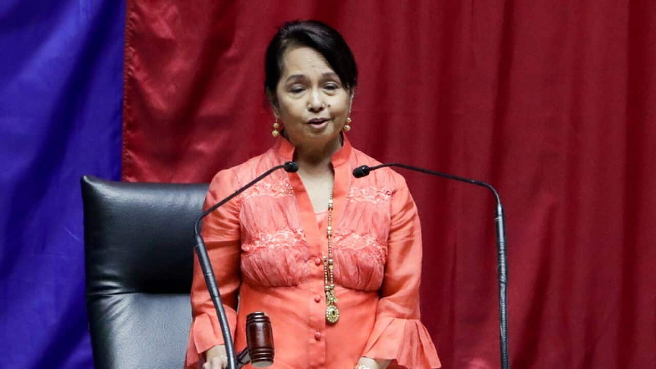 at the Philippine Congress in Quezon City, Philippines 23 July 2018.