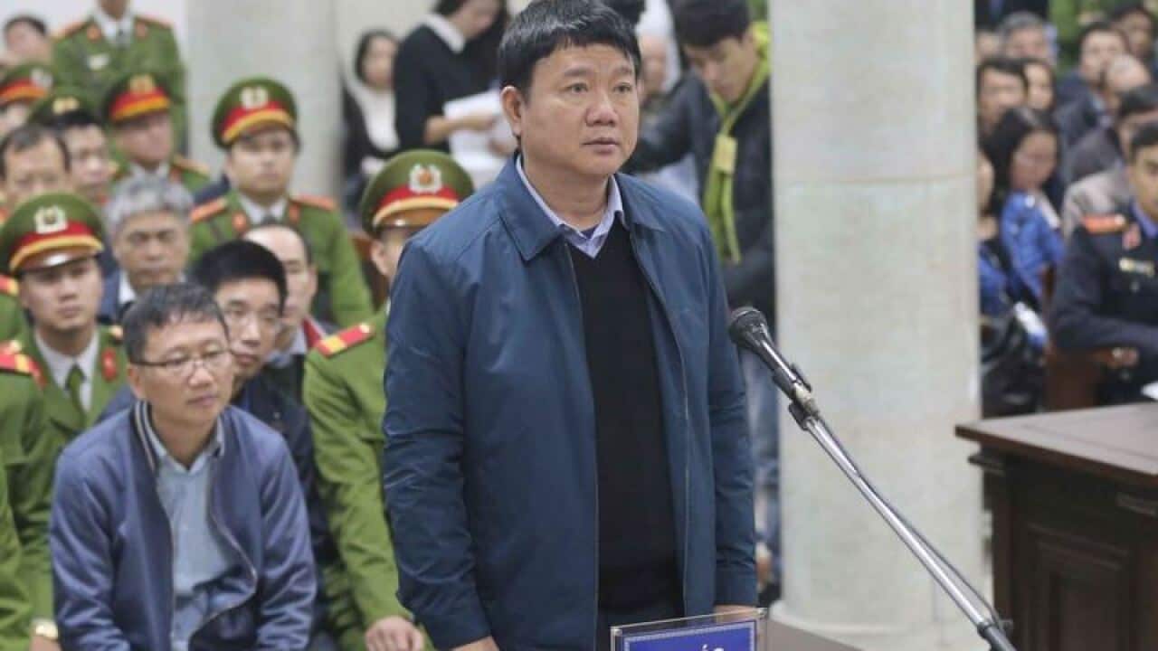 Đinh La Thăng và Trịnh Xuân Thanh tại tòa