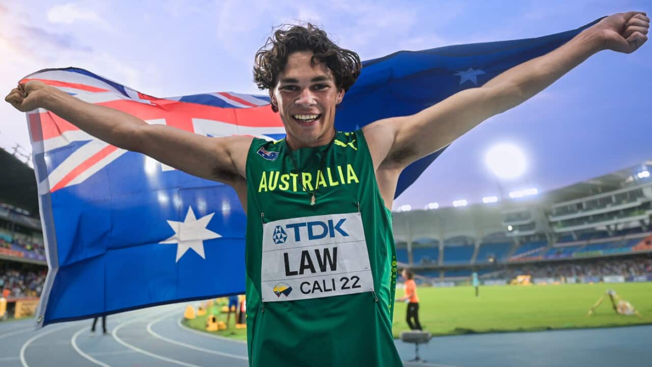Calab Law won the bronze medal for Australia at the 2022 World Athletics U20 Championships in Cali
