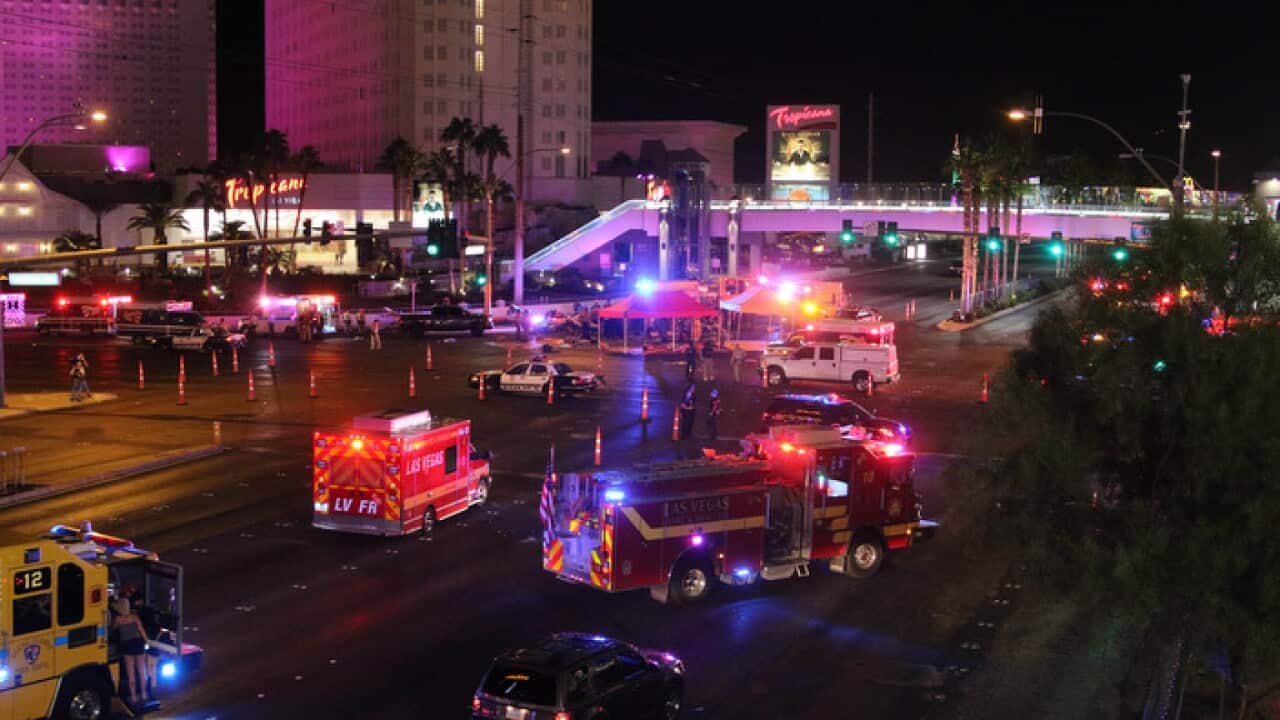 Mass shooting in Las Vegas, Nevada.