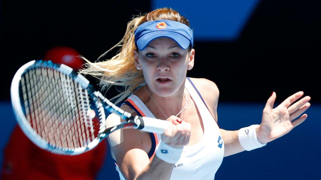 Agnieszka Radwanska of Poland in action - AAP-1.jpg