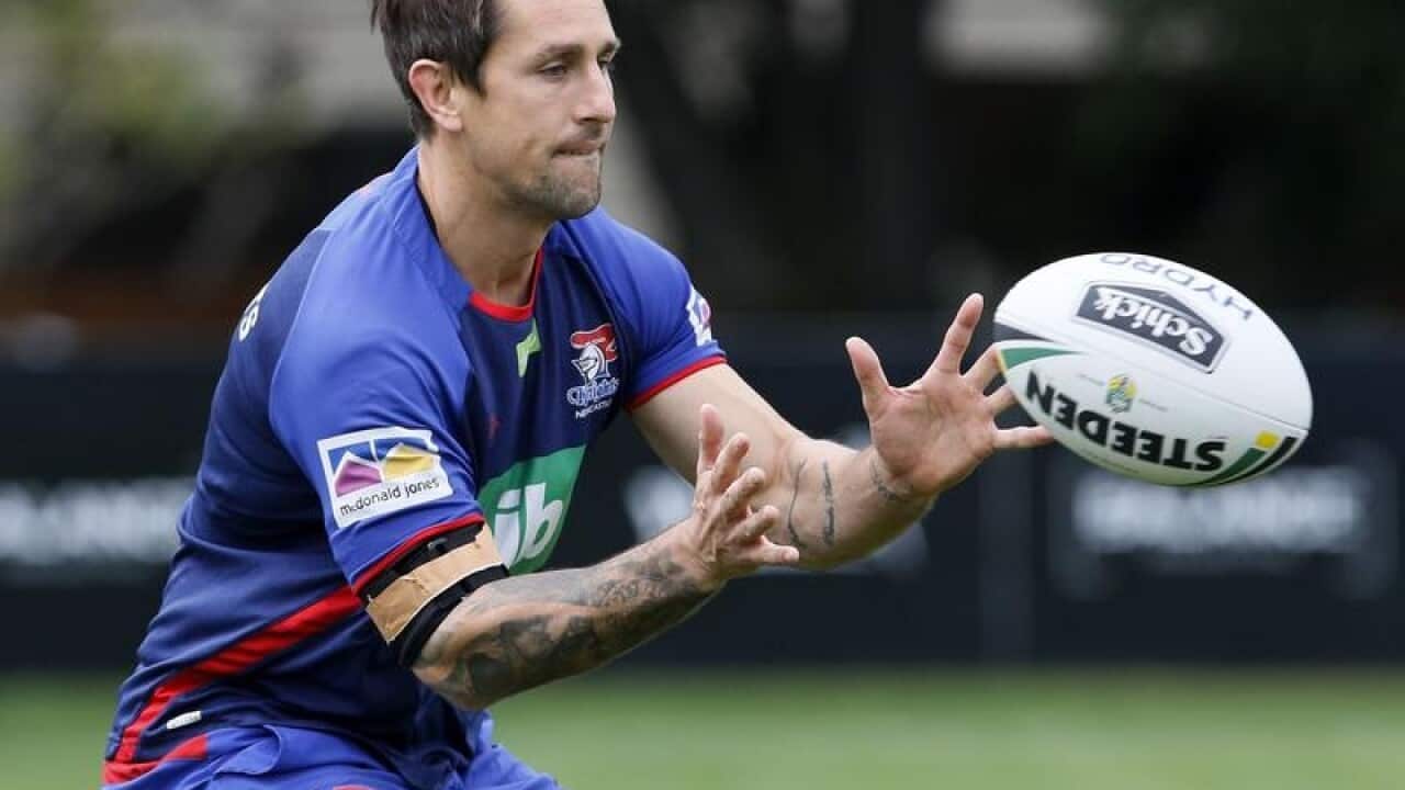 Newcastle Knights captain Mitchell Pearce