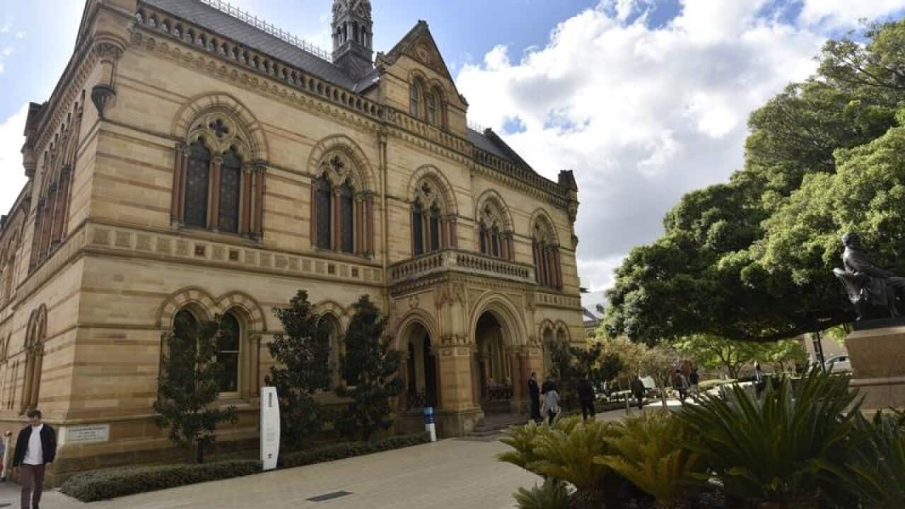 A general view of The University of Adelaide