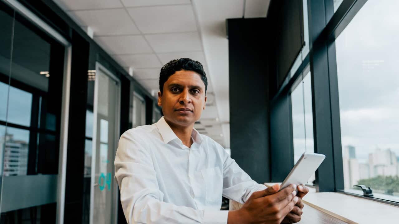 Portrait of a male programmer