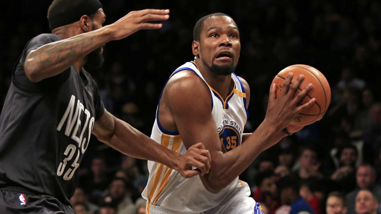Golden State Warriors player Kevin Durant