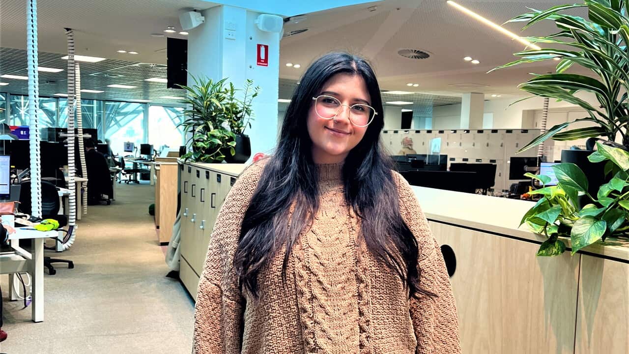 Greek Australian actress Yakinthi Makka at SBS Melbourne, July 2026