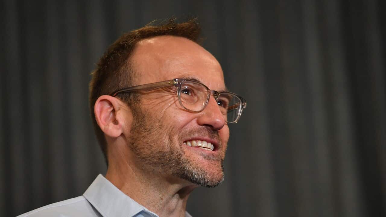 Close up of Adam Bandt