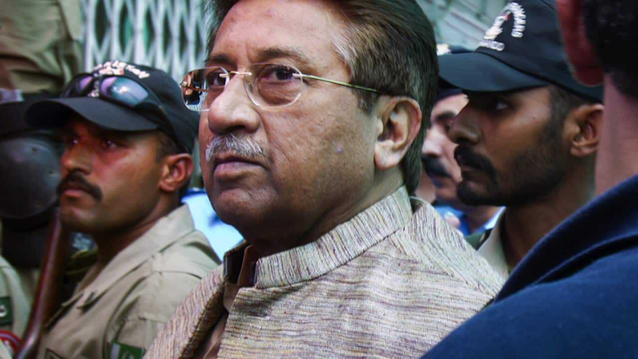 Pakistan's former President and military ruler Pervez Musharraf