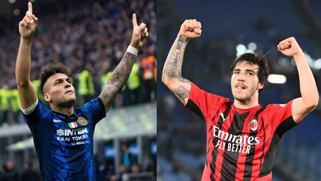Lautaro Martinez e Sandro Tonali