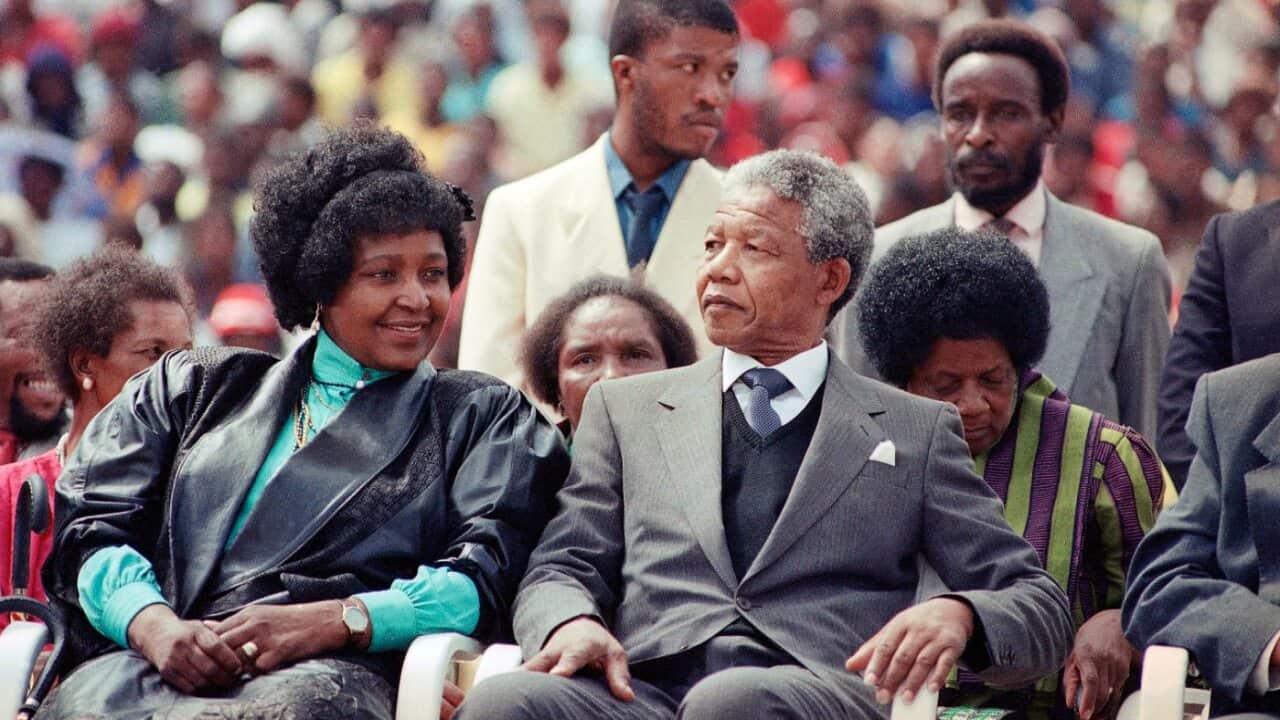 Winnie Mandela, the former wife of South African anti-apartheid icon Nelson Mandela, has paased away.