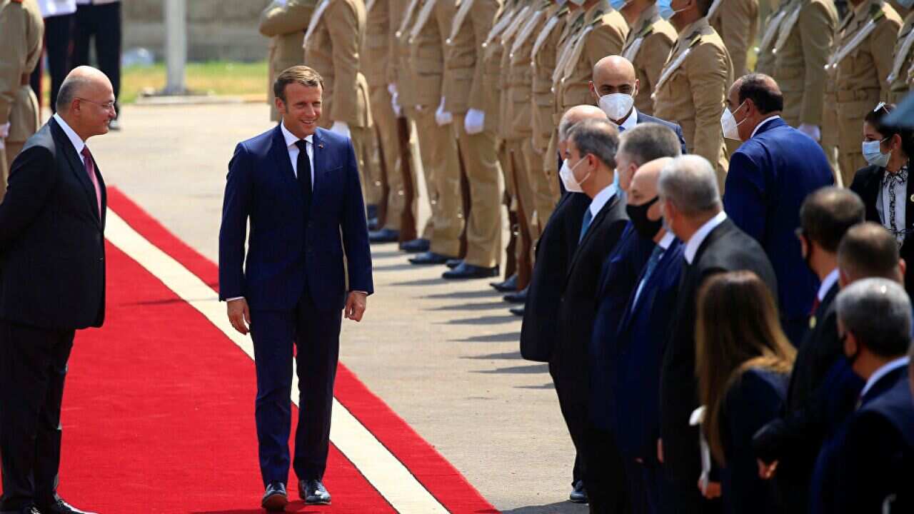 Emannuel Macron vistis Iraq, and Kurdistan Region
