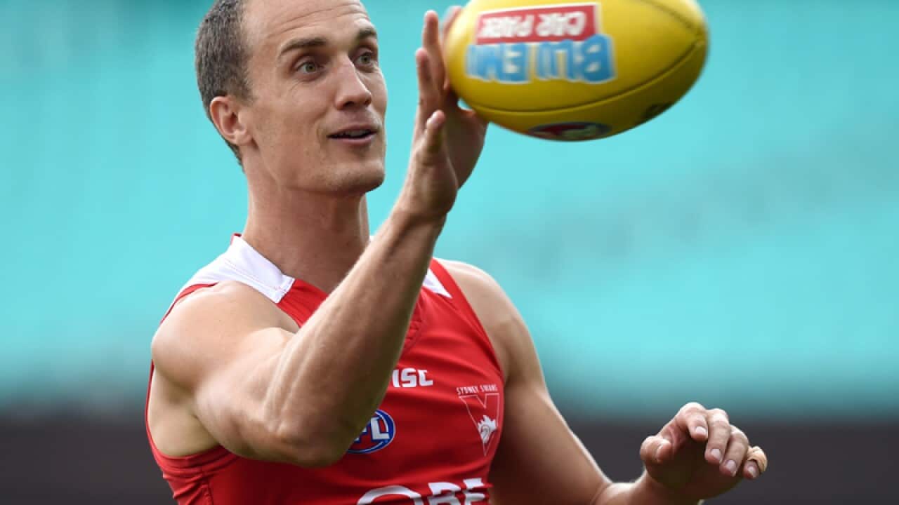 Sydney Swans AFL player Ted Richards