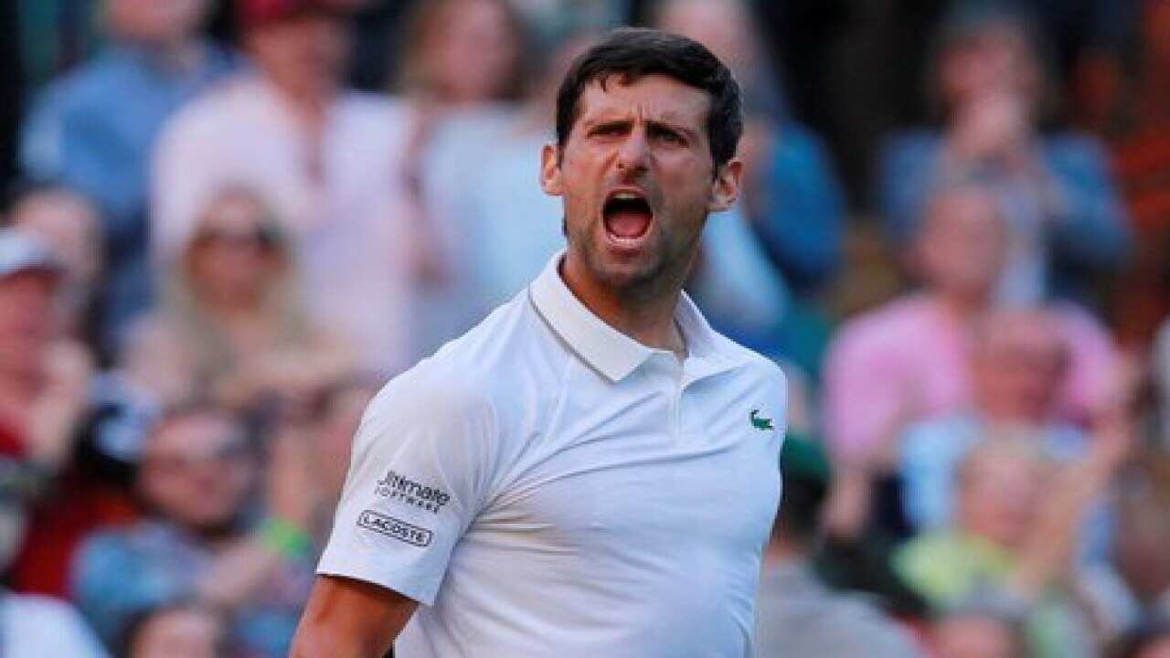Serene Djokovic eases into Wimbledon finale