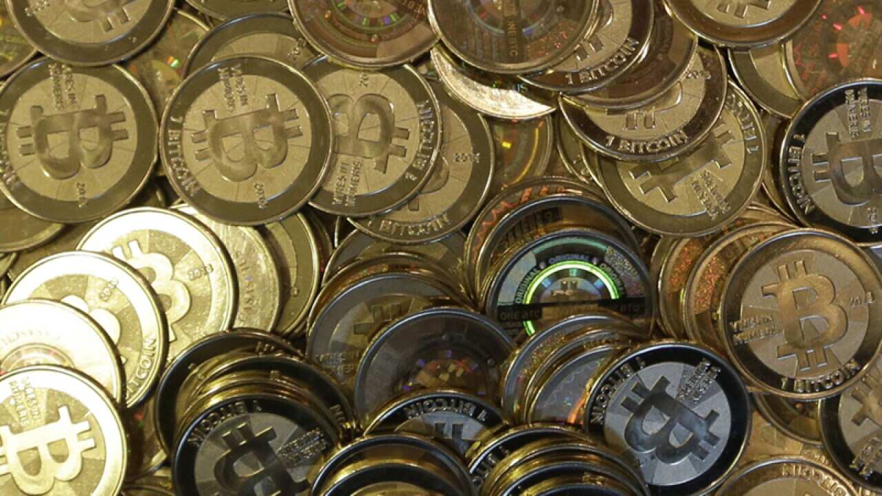 File photo of bitcoin