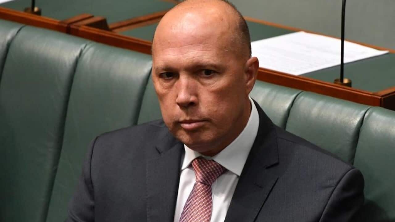 Minister for Home Affairs Peter Dutton
