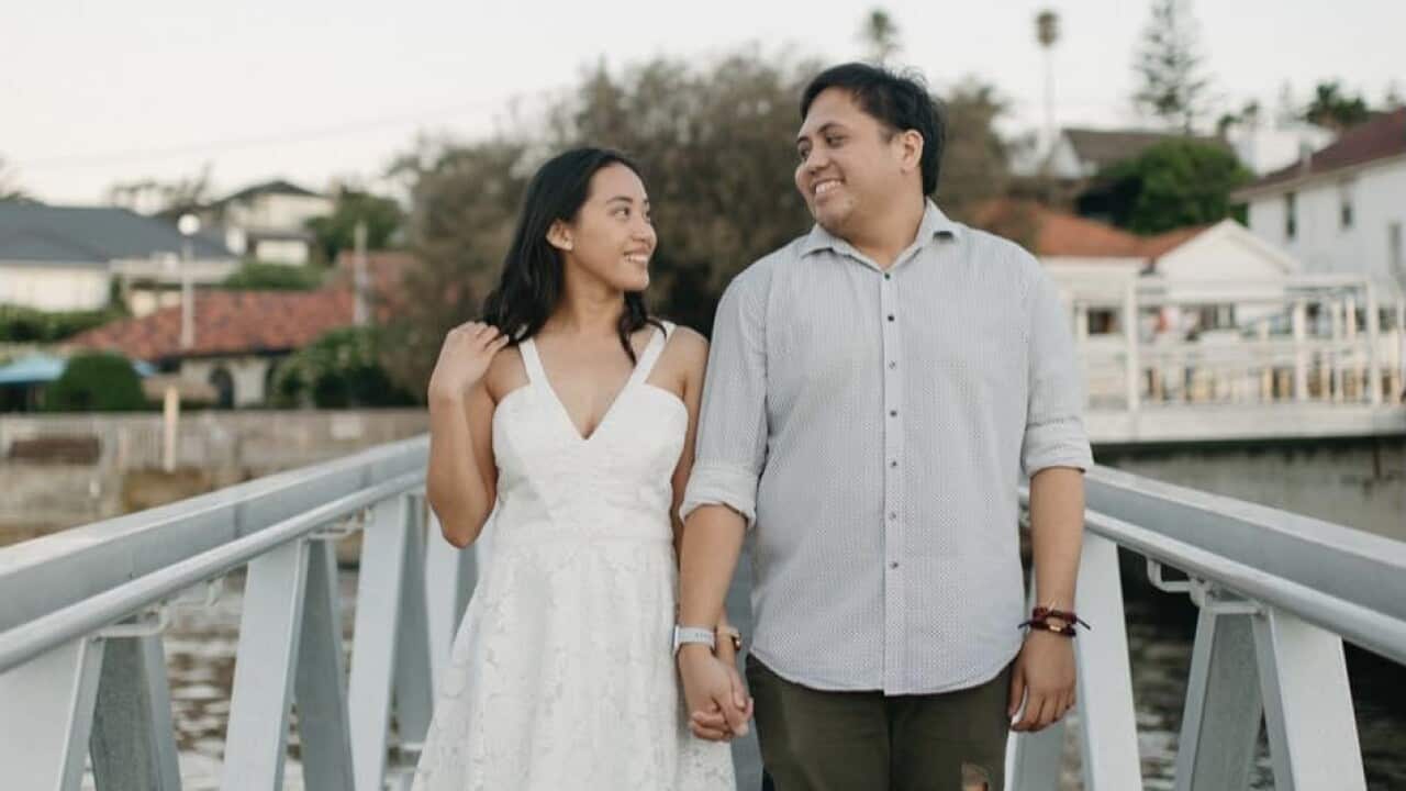 The couple tied the knot in the midst of the pandemic