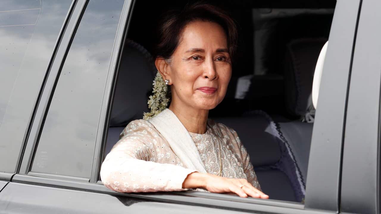Myanmar State Counselor Aung San Suu Kyi has won her reelection bid.
