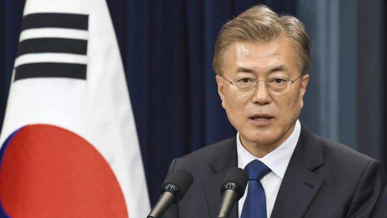 New South Korean President Moon Jae In