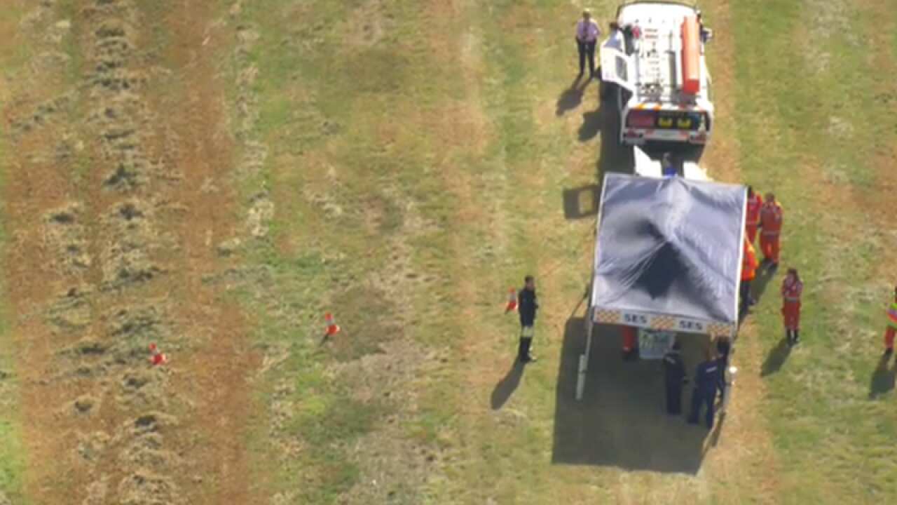 Greenvale Police and SES in scene