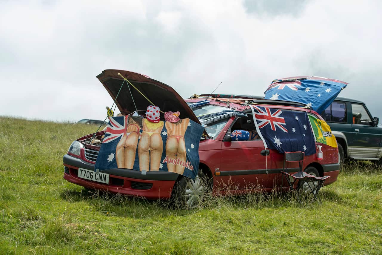 Australian fans, Tour de France