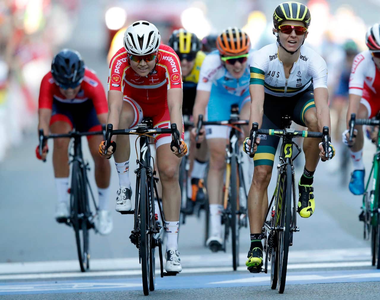 Katrin Garfoot happy with silver at the UCI Road World Championships - women's road race
