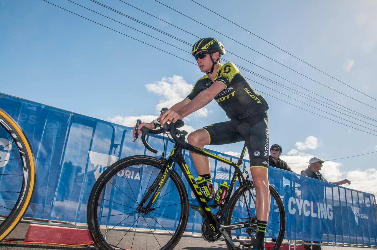 Lucas Hamilton at the 2018 Jayco Herald Sun Tour (Jean-Pierre Ronco)