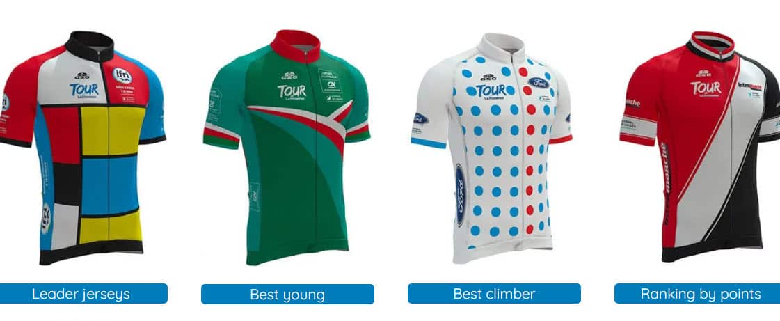 Tour de Provence jerseys