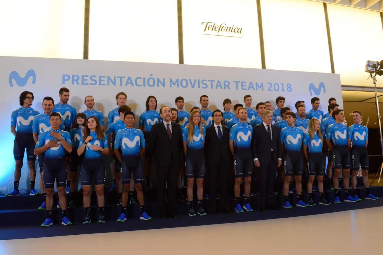 Launch of the 2018 Movistar men's and women's teams (Movistar)