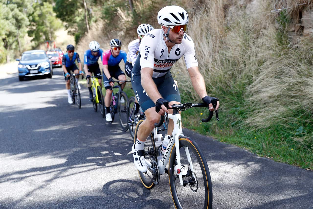 during NRS Mens Tour of Gippsland Stage 1 Woolamai Circuit Road Race, Sunday, February 13, 2022. (Photo by Con Chronis)