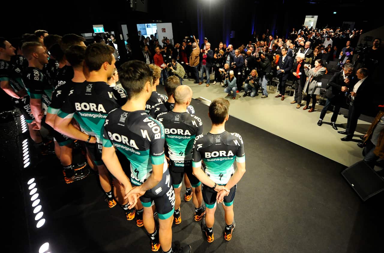 Bora-hansgrohe presentation of 2018 kit (Bora-hansgrohe/Veloimages)