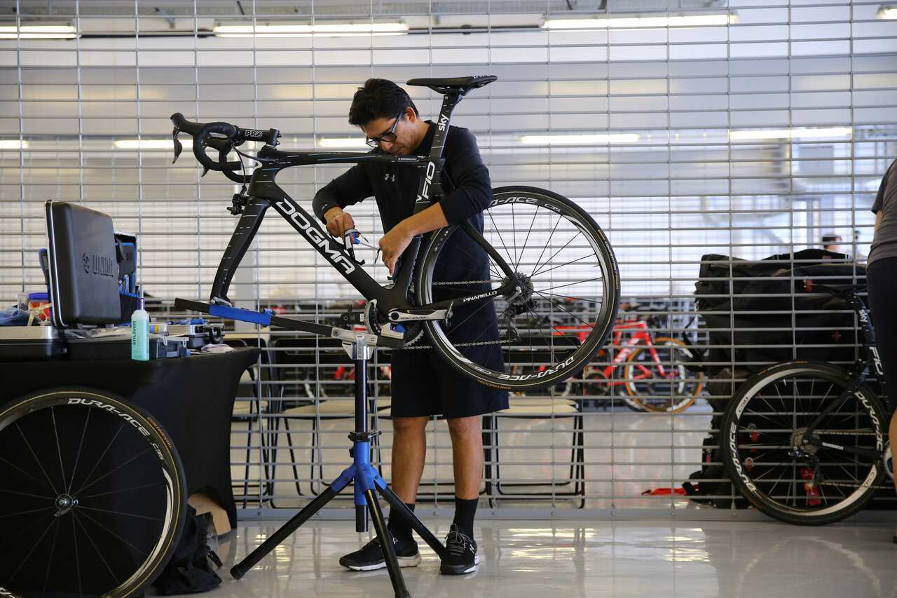 bike mechanic, shimano, finding form